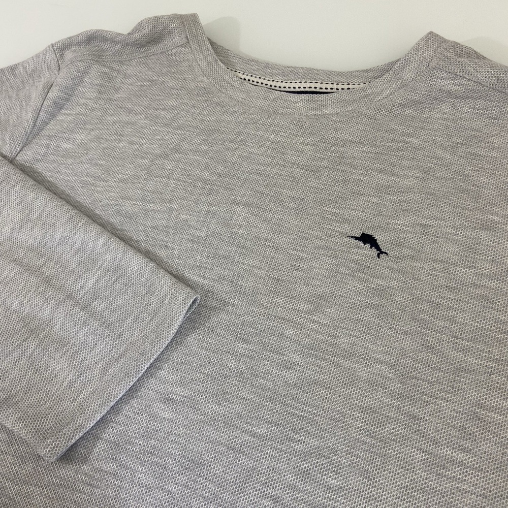 Tommy Bahama Gray Long Sleeve Tee